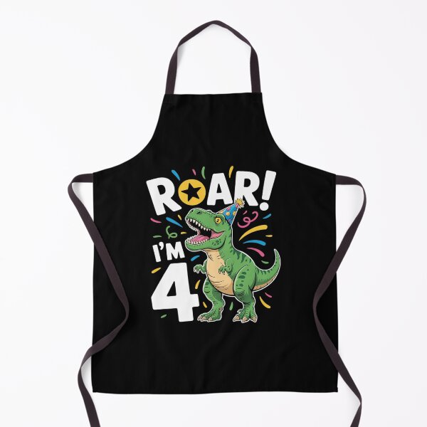 Item preview, Roar I'm 4 Birthday Dinosaur Happy Fourth 4th Party designed and sold by InspiredFoul.