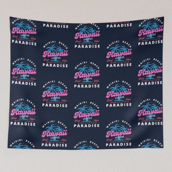 Item preview, Waikiki Beach paradise  designed and sold by BigHitHawaiiArt.