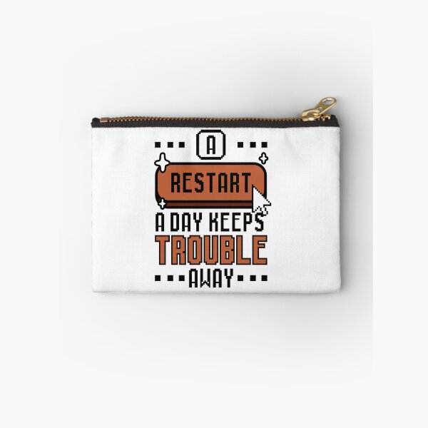 Item preview, A Restart A Day Keeps Trouble Away Pixel designed and sold by wolfkin-design.