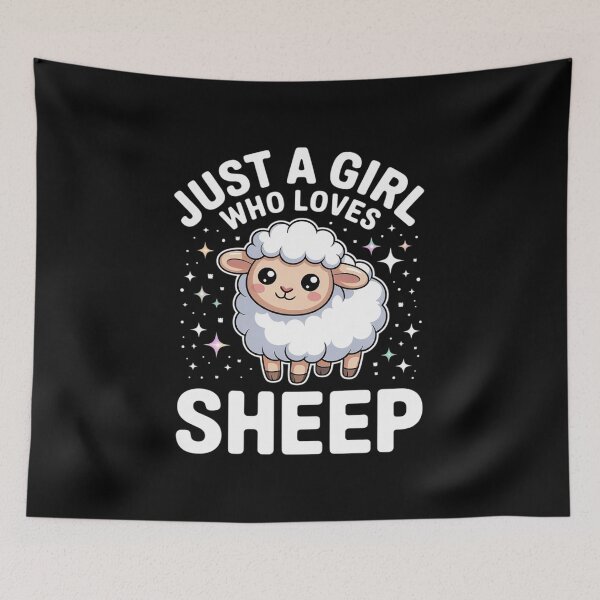 Item preview, Sheep Just A Girl Who Loves Sheep  designed and sold by InspiredFoul.