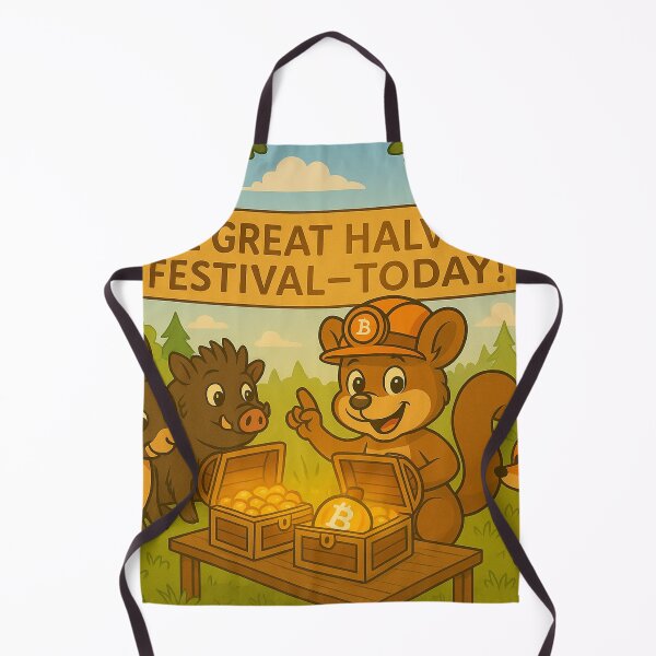 Item preview, The Great Halving Festival! designed and sold by Adventures of Satoshi the Squirrel.
