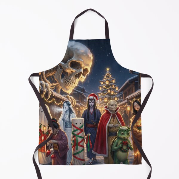 Item preview, Yokai Christmas Parade — Japanese Folklore Holiday Night | Hyakki Yagyo Winter Edition designed and sold by Mori-no-Akari.