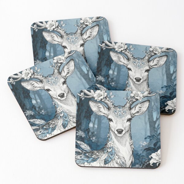 Item preview,  Floral Spirit Deer designed and sold by Simple Life & KAMOCHI.