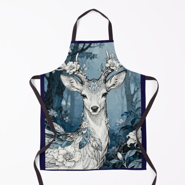 Item preview, Floral Spirit Deer designed and sold by KAMOCHI Art.