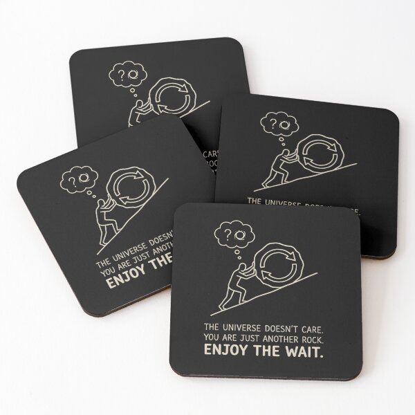 Item preview, The Universe Doesn’t Care – Existential Rock Humor designed and sold by SoulenCify.