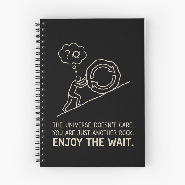 Item preview, The Universe Doesn’t Care – Existential Rock Humor designed and sold by SoulenCify.