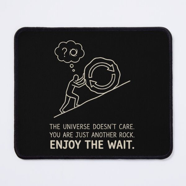 Item preview, The Universe Doesn’t Care – Existential Rock Humor designed and sold by SoulenCify.