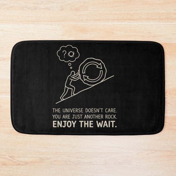 Item preview, The Universe Doesn’t Care – Existential Rock Humor designed and sold by SoulenCify.