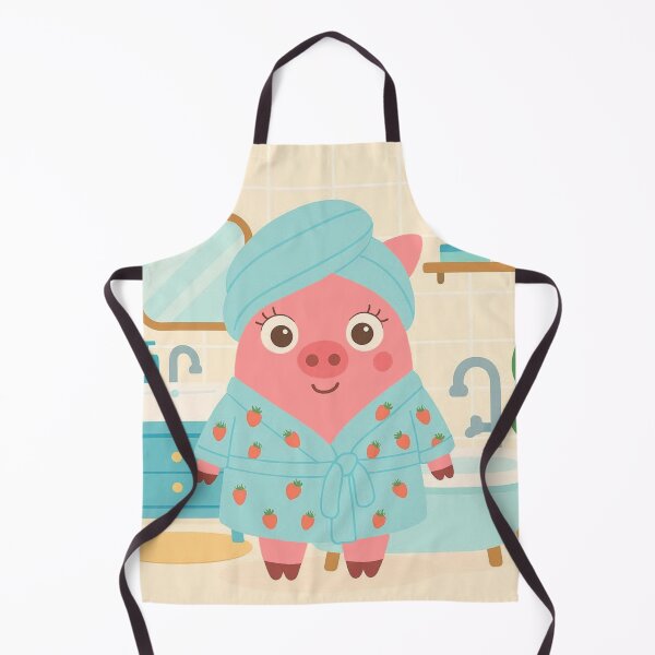 Item preview, Truffle, Cozy Bath Time Piglet – Bathroom Decor designed and sold by Aloloco.