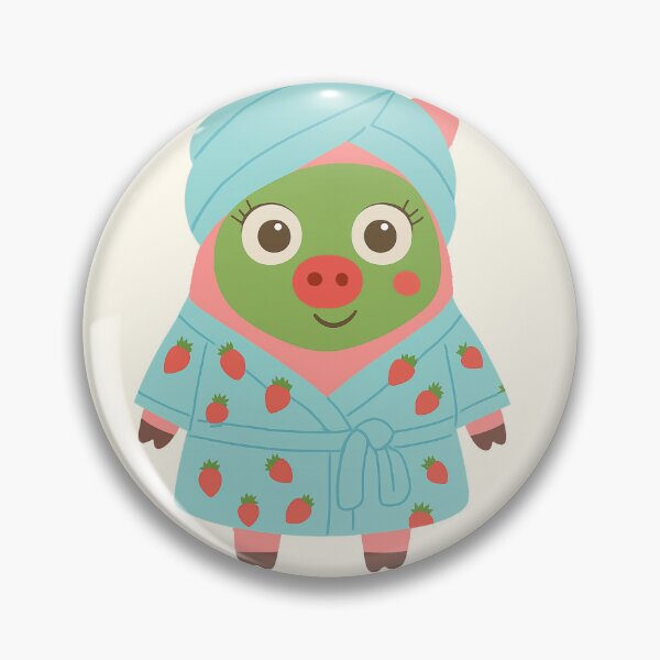 Item preview, Truffle, Spa Day Piglet with Face Mask designed and sold by Aloloco.