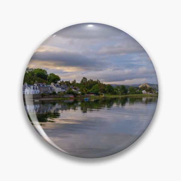 Item preview, Picturesque Harbour Street Dusk, Plockton,Scotland designed and sold by Kasia Design.