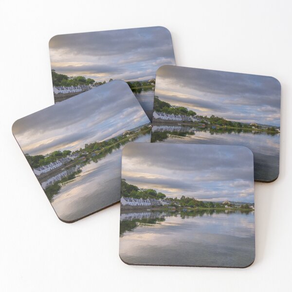 Item preview, Picturesque Harbour Street Dusk, Plockton,Scotland designed and sold by Kasia Design.