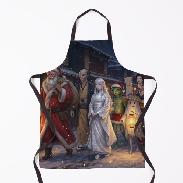 Item preview, Yokai & Santa Night Walk — Japanese Folklore Christmas Parade designed and sold by Mori-no-Akari.
