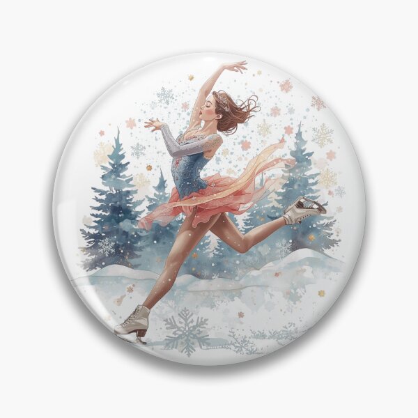 Item preview, Winter Sports Games Arena Figure Skate Ice dance Competition Sticker designed and sold by colorleafz.