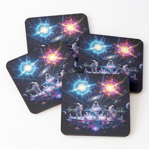 Item preview, Astronaut Band Playing Music in Deep Space designed and sold by Whisky1111.