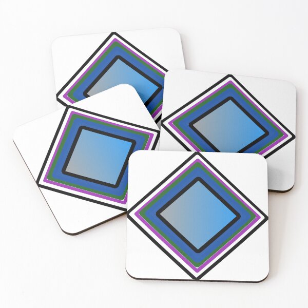 Item preview, Colorful Abstract Geometric Diamond Pattern – Minimal Modern Art designed and sold by Ahilwani.