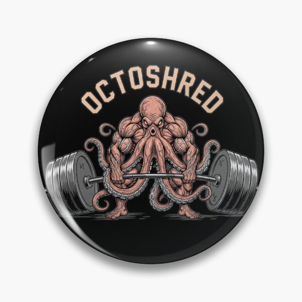 Item preview, Octoshred Octopus Deadlift Workout Fitness Gym  designed and sold by FelixnRobinus.