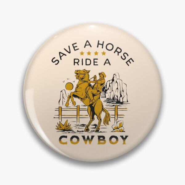 Artikelvorschau, Rette einen Ausritt Ein Cowboy entworfen und verkauft von graphic-genie.