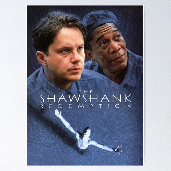 ETOMEY Poster Du Film The Shawshank Redemption Alt Sur Toile - Décoration Murale Pour Salon, Chambre à Coucher - Style Sans Cadre - 30 X 45 Cm