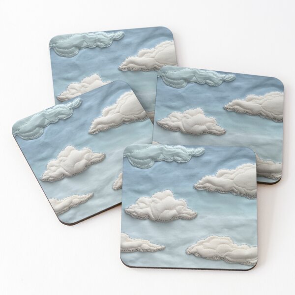 Item preview, Embroidered Clouds on a Calm Sky designed and sold by Wonderful Designs.