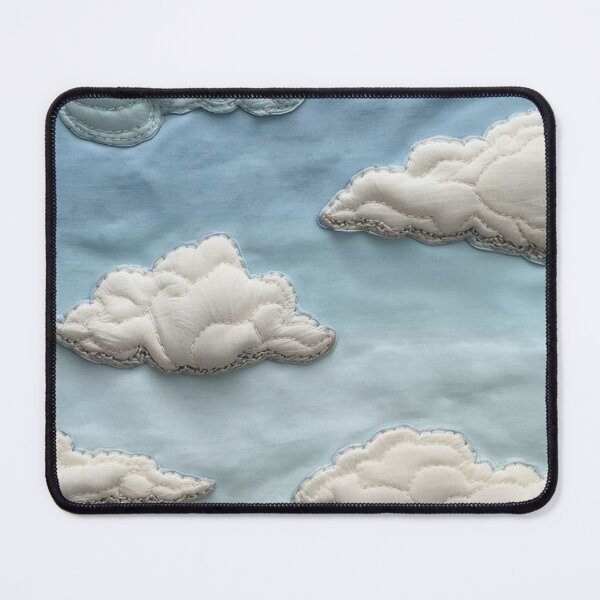 Item preview, Embroidered Clouds on a Calm Sky designed and sold by Wonderful Designs.