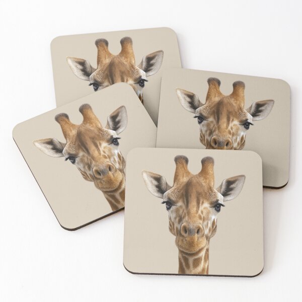Item preview, Giraffe Wildface Animal Art – Realistic Wildlife Portrait designed and sold by BROHLine Studio.