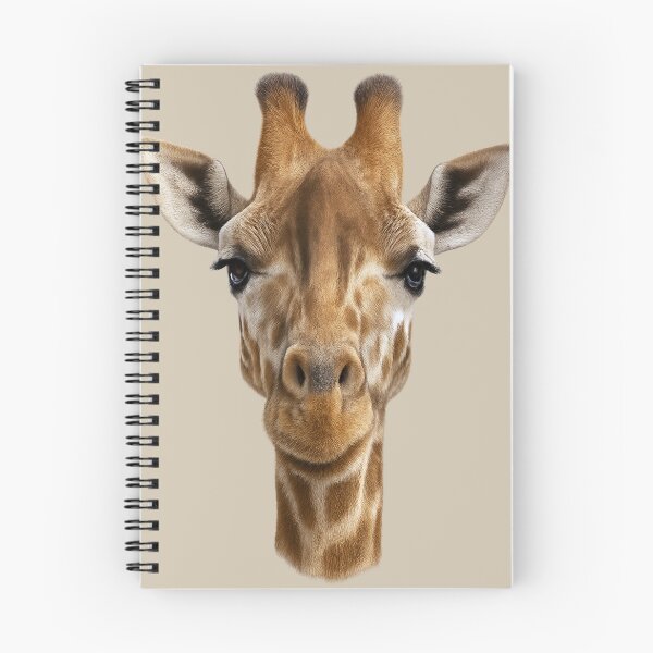 Item preview, Giraffe Wildface Animal Art – Realistic Wildlife Portrait designed and sold by BROHLine Studio.