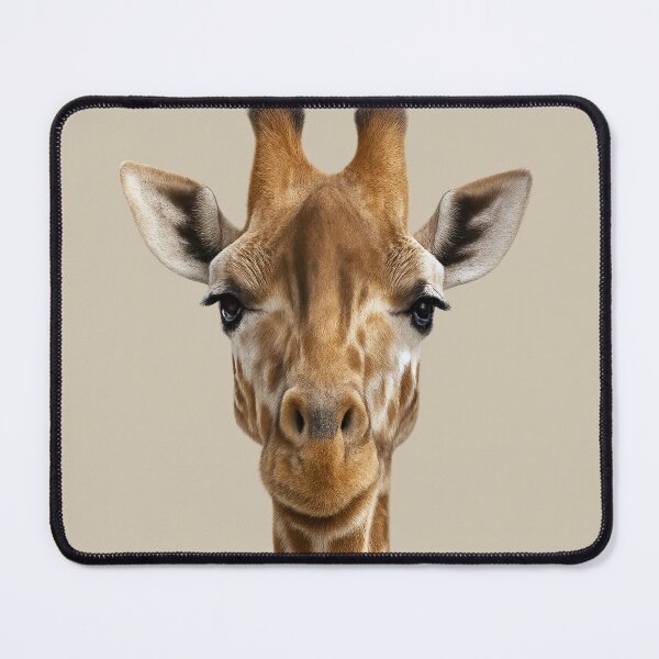 Item preview, Giraffe Wildface Animal Art – Realistic Wildlife Portrait designed and sold by BROHLine Studio.