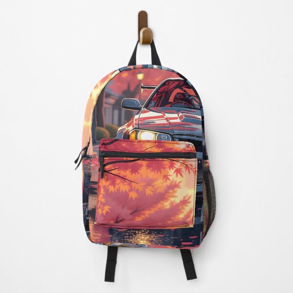 Item preview, Front view of a Japanese sports car on an autumnal road designed and sold by Salimgor Hangaround Music.