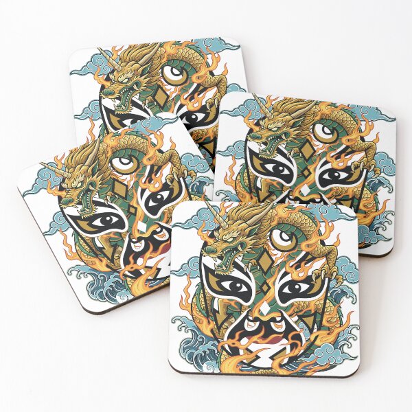 Item preview, Chinese Bian Lian Mask - Qilin designed and sold by Creative League Ignite.