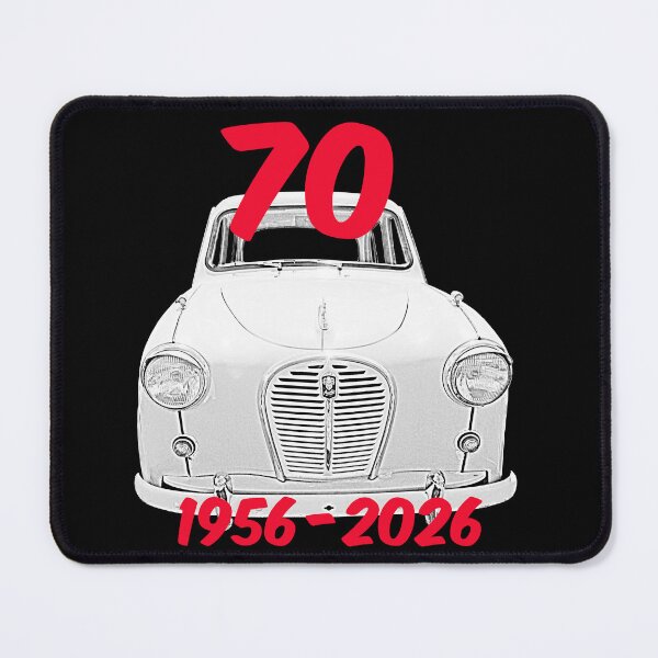 Item preview, Austin A35 British classic car 70th anniversary monochrome designed and sold by soitwouldseem.