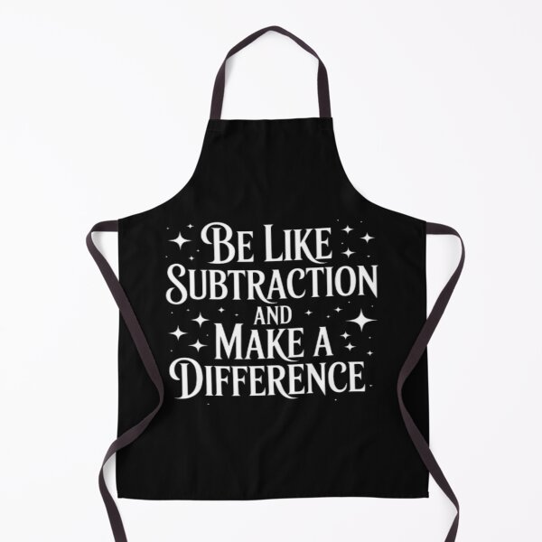 Item preview, BE LIKE SUBTRACTION AND MAKE A DIFFERENCE designed and sold by KISHNAY-FASHION.