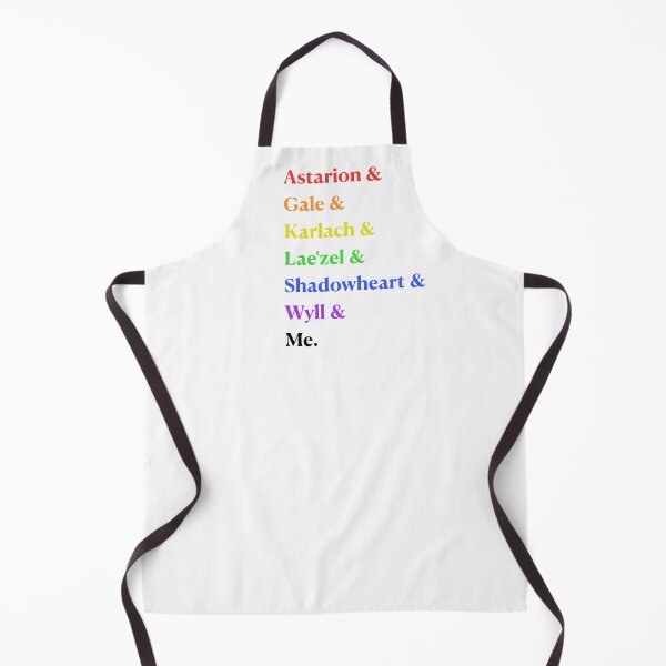 Item preview, Baldur's Gate Companions (rainbow & black) designed and sold by Nerd Stuff by Anzo.