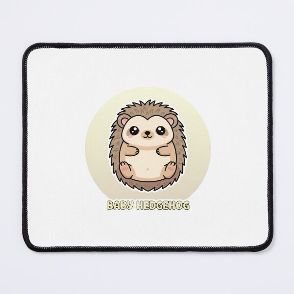 Item preview, Cute Baby Hedgehog Napping - Adorable Kawaii Spikes designed and sold by Trend Drops Mad.