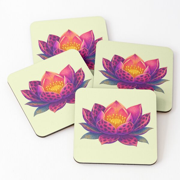 Item preview, Where Color Meets Elegance — The Signature Lotus Art designed and sold by SeseDesign.
