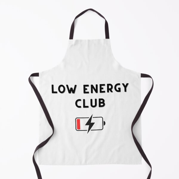 Item preview, Low Energy Club - Almost Dead Battery Funny Tee designed and sold by JustFunnyStuff.