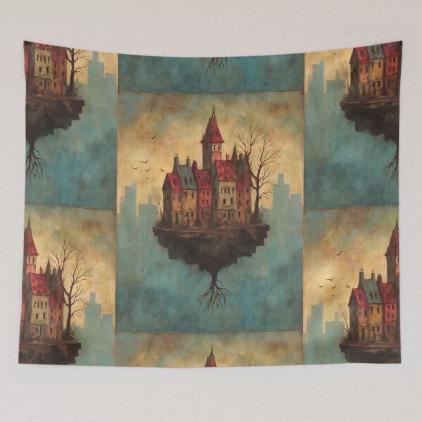 Item preview, Weird Bizarre Landscape Dreamscape designed and sold by bapupa.