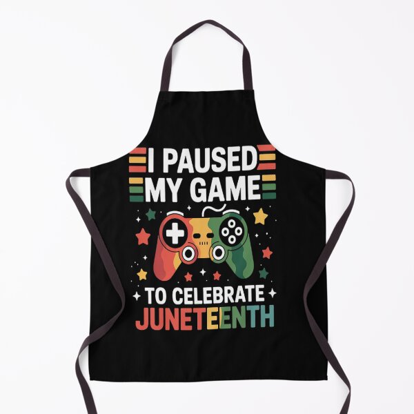 Item preview, Juneteenth Gamer Paused My Video Game June 19th Black Pride designed and sold by LacostCarl.