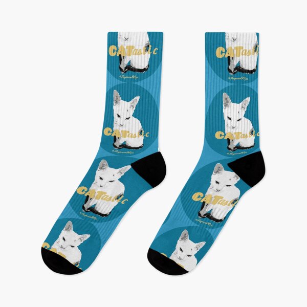 Item preview, CATastic – Minimal Cat Illustration with Playful Typography designed and sold by MayoEtPiper.
