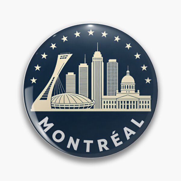 Item preview, Montreal Canada Skyline At Sunset Vibrant Lights designed and sold by SkeletonsDanger.