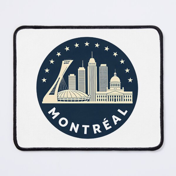 Item preview, Montreal Canada Skyline At Sunset Vibrant Lights designed and sold by SkeletonsDanger.