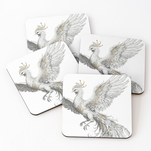 Item preview, Snow Feather Phoenix designed and sold by Simple Life & KAMOCHI.