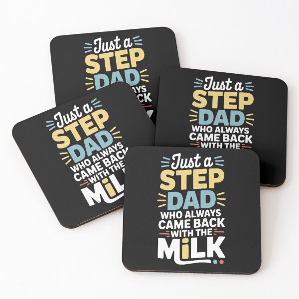 Item preview, Just A Step Dad Who Always Came Back With The Milk A True Hero designed and sold by LacostCarl.