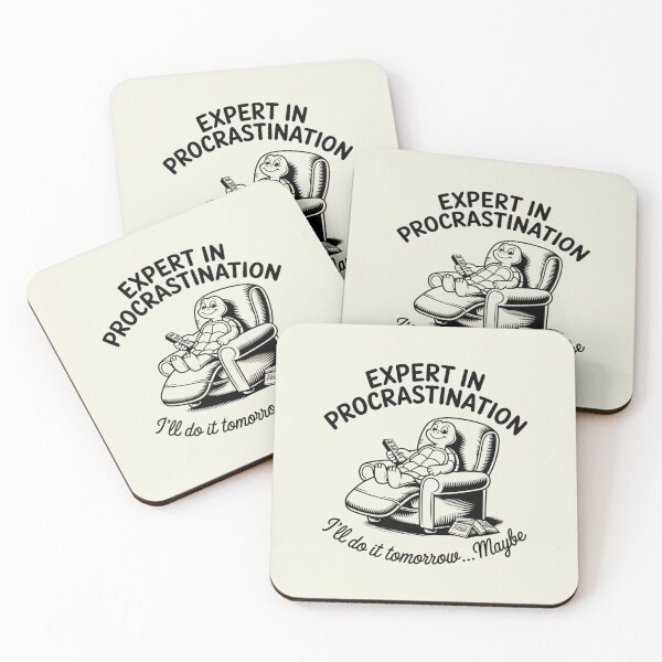 Item preview, Expert in procrastination designed and sold by FrenchTouch77.