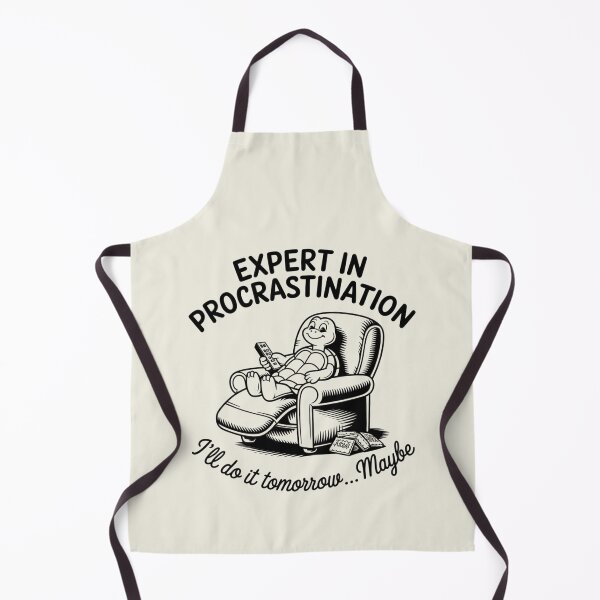 Item preview, Expert in procrastination designed and sold by FrenchTouch77.