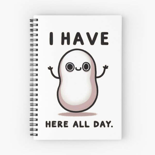 Item preview,  I Have Bean Here All Day — Funny Kawaii Pun designed and sold by denip.