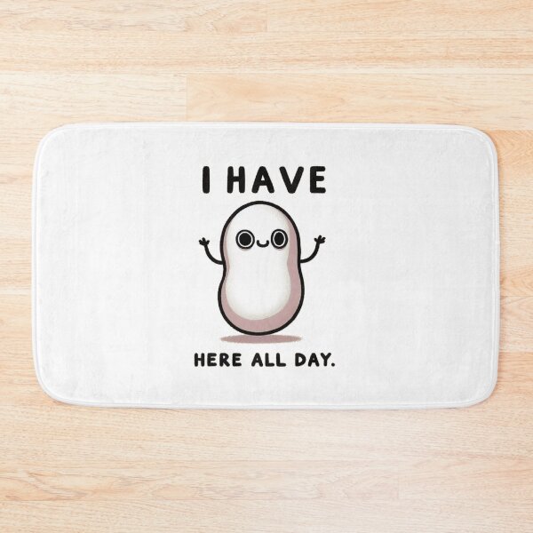 Item preview,  I Have Bean Here All Day — Funny Kawaii Pun designed and sold by denip.