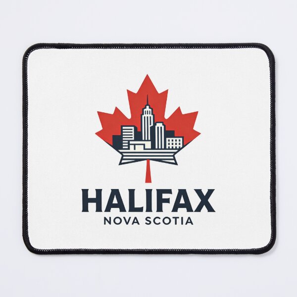 Item preview, Halifax Nova Scotia Montreal Canada Skyline Night Lights Glow designed and sold by SkeletonsDanger.