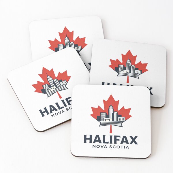 Item preview, Halifax Nova Scotia Montreal Canada Skyline Night Lights Glow designed and sold by SkeletonsDanger.