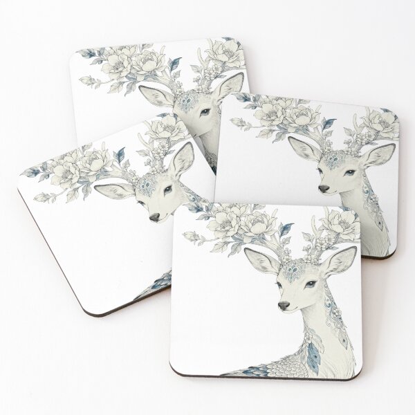 Item preview,  Floral Spirit Deer designed and sold by Simple Life & KAMOCHI.